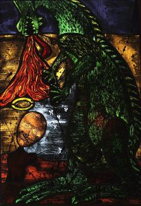 Peinture de Lumière La bataille en vitrail en Hauts-de-Seine