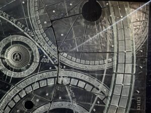 4 metre projet de verre moulé, sablé en Haut-de-Seine